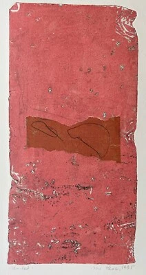 Iris Flexer Signierter Original Materialdruck Radierung 1995 Minimal Art  Unikat - Bild 1 von 4