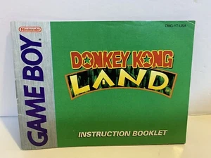 Donkey Kong Land (Nintendo Game Boy) Manual - Picture 1 of 2