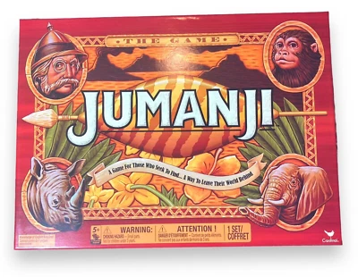Jumanji The Board Game Cardinal Games 2018 Edition Complete In Box - Image 1 of 4