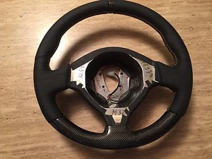 LAMBORGHINI MURCIELAGO LP640 CARBON FIBER STEERING WHEEL ORANGE STITCHING OEM!  - Picture 1 of 11