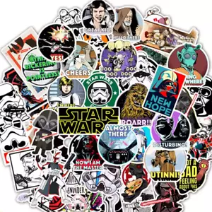 Star Wars 50 Pezzi Adesivi Stickerbomb Laptop Notebook - Foto 1 di 4