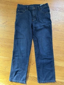 Wrangler Jeans Dark Wash Denim Boys 12 Husky - Picture 1 of 3