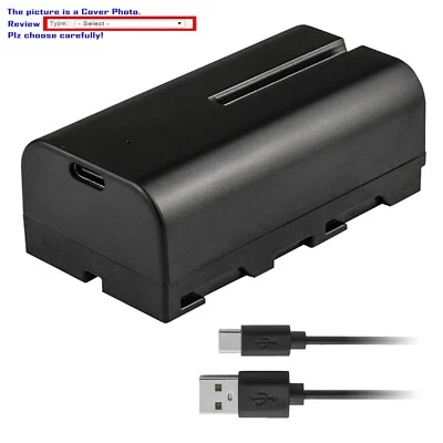 Kastar NP-F570T USB-C Battery for Sony NP-F330 NP-F550 NP-F570 NP-F770 NP-F970
