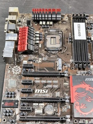 Placa Base Gaming MSI Z97-G45 - No Funciona, Sin Escudo I/O - Imagen 1 de 4