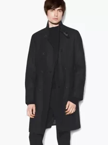 1998 $ Neu mit Etikett brandneu John Varvatos Collection Mantel mit Schnallen Größe EU 46 Medium - Bild 1 von 24