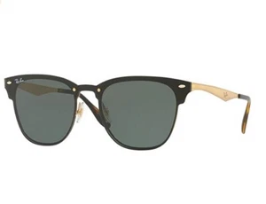 NUEVO RAY BAN BLAZE CLUBMASTER ORO CEPILLADO/VERDE OSCURO 0RB3576N (043/7147) - Imagen 1 de 2
