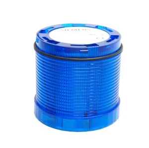 Siemens 8WD4 400-1AF Stack Light W/ EM/12-24-B, Blue, ø70mm, 24V Bulb - Picture 1 of 4