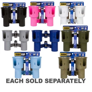 RoboCup Premium Quality Dual Cup Holder Portable Caddy for 2 Cups/Bottles - Picture 1 of 9