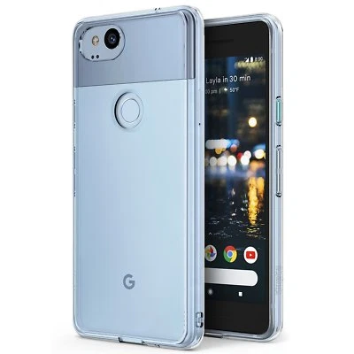 For Google Pixel 2 | Ringke® [FUSION] Clear PC Shockproof TPU Bumper Cover Case - Image 1 of 4