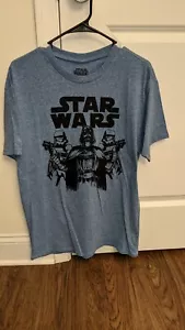 Camiseta mediana de Disney Star Wars Darth Vader azul y negra, nueva con etiquetas - Imagen 1 de 6