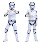 Kids Boys Stormtrooper Cosplay Costume Halloween Party Bodysuit Jumpsuit