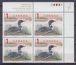 CANADA MINT 1687URNH $1.00 x 4, LOON, NOT TAGGED, PETERBOROUGH PAPER - Picture 1 of 1
