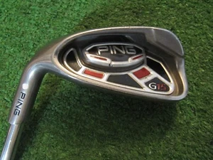 PING G15 WHITE DOT 9 IRON, PING AWT STIFF FLEX STEEL SHAFT, LEFT HANDED - Picture 1 of 16