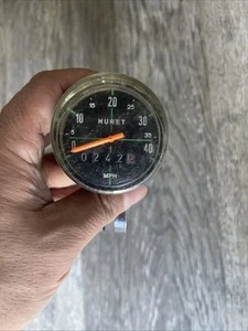 rare Vintage Huret Cyclometer odometer Speedometer .2 miles VGC for Schwinn I1 - Picture 1 of 3