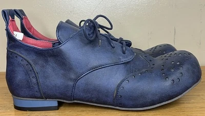 De Colección Años 70 Imitación Cuero Puntera Redonda Brogue Punta de Ala Con Cordones Oxford Retro Funky Unisex Foto 1 de 4