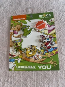 Nickelodeon Jibbitz Crocs Shoe Charms Reptar Rugrats Ren Stimpy SpongeBob Catdog - Picture 1 of 2