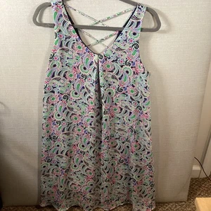 C Women’s Paisley Print Size Medium Knee Length Dress - Picture 1 of 6
