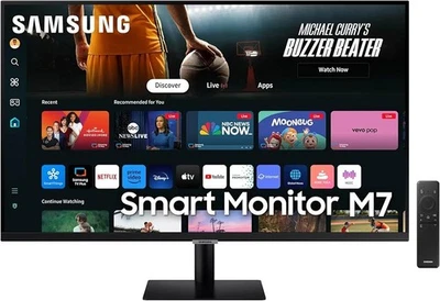 Samsung S32DM702UN 32" M7 Series 4K UHD Smart Monitor  - Image 1 of 3