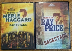 Merle Haggard Tribute Ray Price Backstage DVD Country's Family Reunion - Imagen 1 de 2