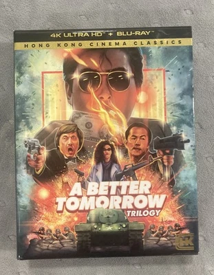 A BETTER TOMORROW TRILOGY 4K Ultra HD & Blu Ray John Woo Chow Yun-Fat HONG KONG - Image 1 of 4