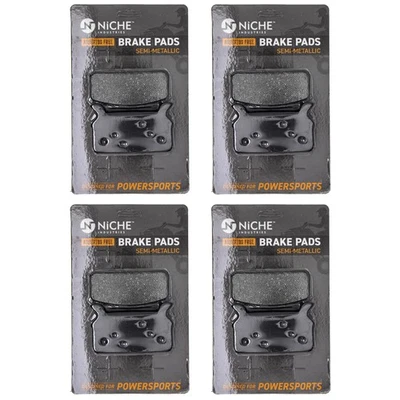 NICHE Brake Pad Set for Polaris 800 Trail Indy 500 Rear Semi-Metallic 4 Pack - Image 1 of 4