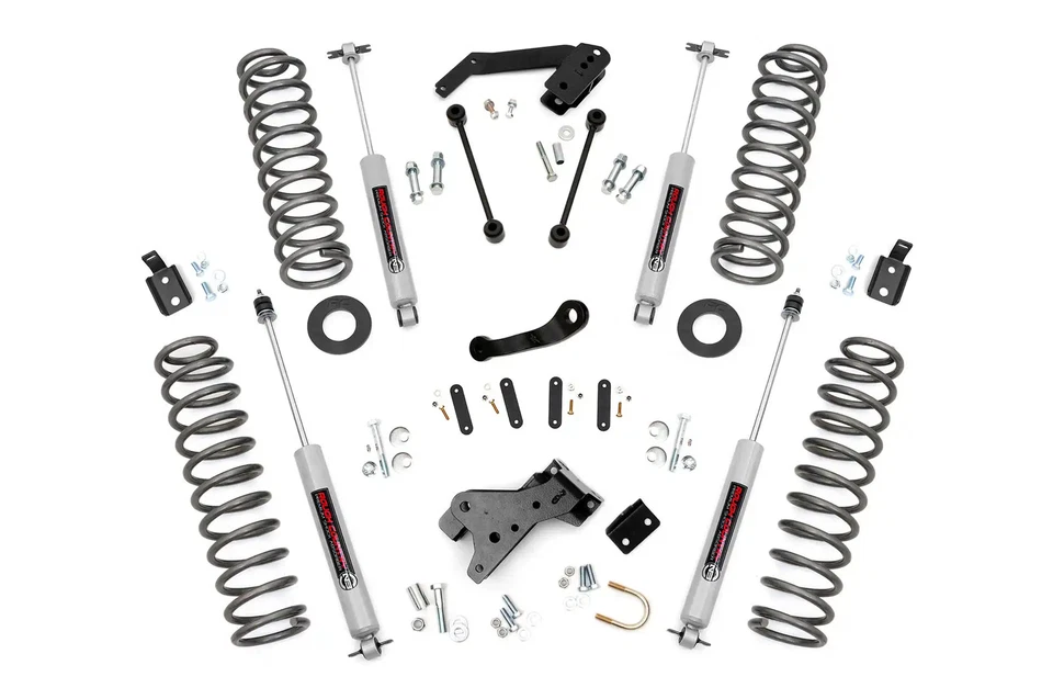 Rough Country 4" Lift Kit for 2007-2018 Jeep Wrangler JK Unlimited - 68130 - Image 1 of 4