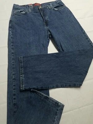 Jeans Zena Vintage Feminino Tamanho 12 Perna Reta Cintura Alta Jeans Azul 32x30 - Imagem 1 de 4