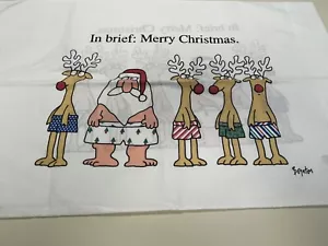 Sandra Boynton Christmas Pillowcase In Brief: Merry Christmas, Standard - Picture 1 of 8