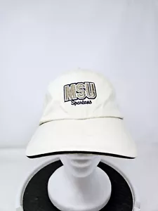VINTAGE Michigan State Spartans 90s J. America Adjustable Hat NCAA FAST SHIPPING - Picture 1 of 8
