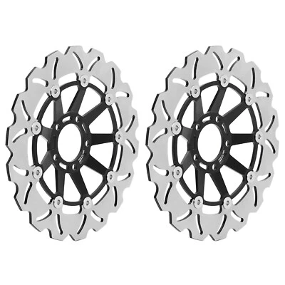 For Suzuki Pair Front Brake Discs Rotors GSXR 1100 GSX-R 1100 GSXR1100 1986 1987 Foto 1 de 4