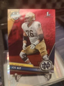 Joe Alt Red Shimmer/5 2023 Bowman Chrome U University - Imagen 1 de 2