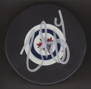 ZACH BOGOSIAN Signed WINNIPEG JETS Puck AUTOGRAPH #4 - Picture 1 of 1