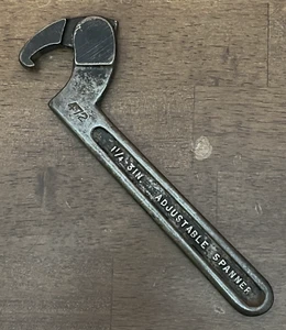Vintage J.H. Williams & Co. 1 1/4 - 3 in. Adjustable Spanner 472 - Buffalo, N.Y. - Picture 1 of 6