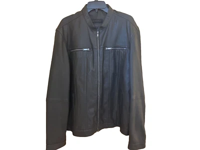 John Varvatos Star 100% Sheepskin Leather  Jacket, Size XL **Excellent** - Image 1 of 4