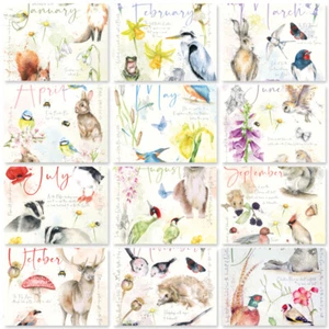 Month You Were Born - Wonders of UK's Nature tarjeta de cumpleaños ecológica para ella - Imagen 1 de 25