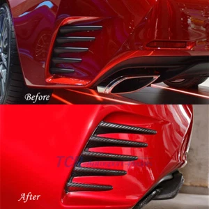For Lexus RC 200t 300 350 2015-2018 Car Rear Bumper Side Air Vent Splitter Trim - Picture 1 of 11