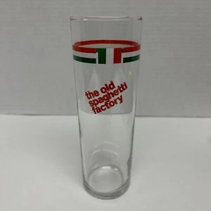 Vintage The Old Spaghetti Factory Italian Soda Glass 12 oz 7" tall - Picture 1 of 3