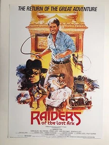 INDIANA JONES,RAIDERS OF THE LOST ARK, RARE 2000's POSTER - Picture 1 of 6