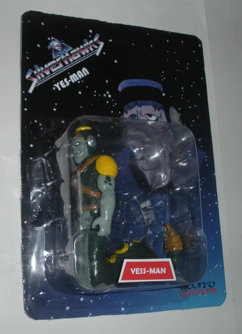 SILVERHAWKS FIGURE YES-MAN CUSTOM  MOC - MON STAR SILVERHAWKS CUSTOM !! Cover