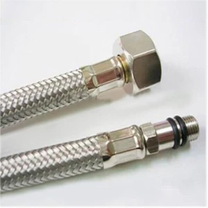 Standard 15mm Replacement Hot & Cold Mixer Tap Flexi Tails (pair X2) FH01 - Picture 1 of 7
