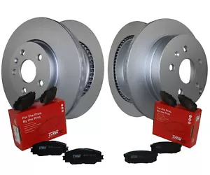 Front & Rear Brake Kit Disc Rotors TRW Ceramic Pad For Chevy Equinox GMC Terrain - Picture 1 of 11