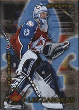 1997-98 (AVALANCHE) Donruss Canadian Ice Les Gardiens #1 Patrick Roy /1500
