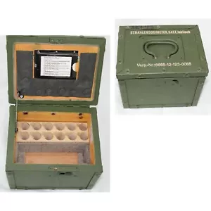 Original Bundeswehr Holzkiste mit Deckel Holzbox 20 x 15,5 x 15,5 cm - Bild 1 von 1