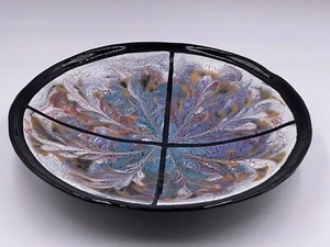 Fused Art Glasschale Wandering Oaks Gallery signiert Sheri Ten Eyck  - Bild 1 von 10