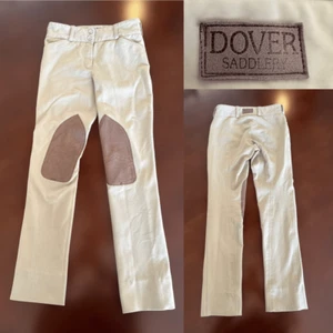 Dover Saddlery Girls’ Wellesley Competition Knee-Patch Breeches size 10. - Picture 1 of 11