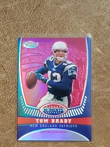 2008 Topps Finest Tom Brady Finest Moments Refractor 22/149 #TB12 - Picture 1 of 2
