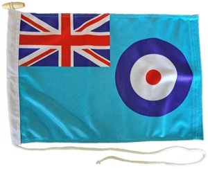 RAF Royal Air Force Ensign Flag With Rope and Toggle 18" x 12" (45 x 30cm) - Picture 1 of 8