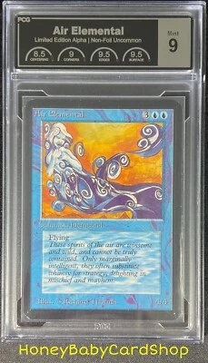 MTG Limited Edition Alpha 1993 Air Elemental PCG 9.0 MINT Old School 93/94 BGS - Image 1 of 4