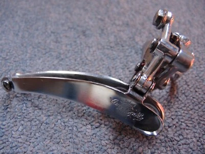 CAMPAGNOLO GRAN SPORT FRONT DERAILLEUR 1978 TO 1980s RENOVATED + POLISHED ALLOY - Image 1 of 4