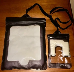 Embark Large & Small Waterproof Protective Pouches, For Phone. iPad, Tablet - Picture 1 of 2